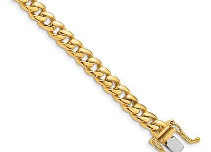 14K gold cuban link bracelet
