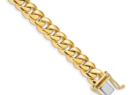 14K gold cuban link bracelet