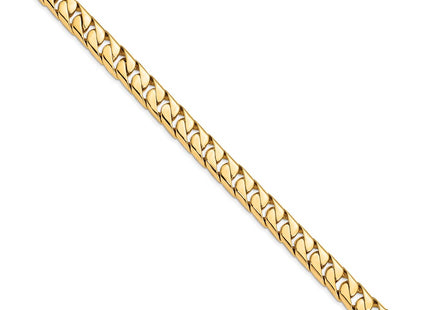 14K gold curb link chain, alternate view