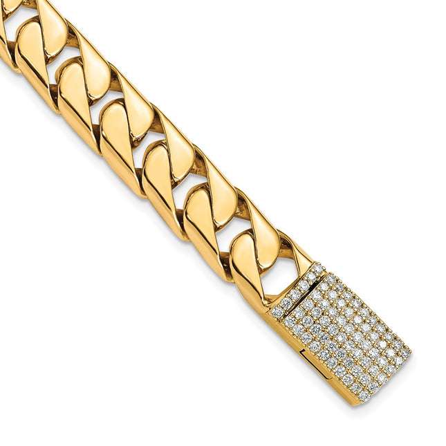 14k Yellow Gold Bracelets Style LK590DIA - Classique Jewelry Inc.