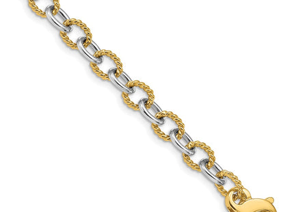14k Two-tone Bracelets Style LK699 - Classique Jewelry Inc.