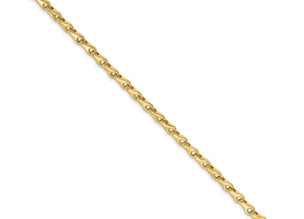 14K yellow gold bracelet, alternate view