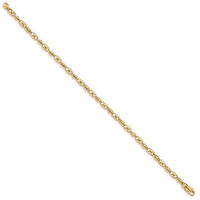 14K Fancy Link with Lobter Clasp Necklace