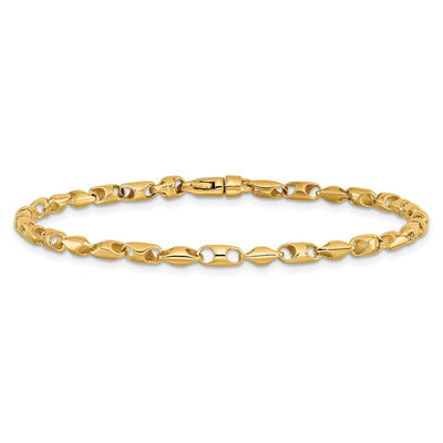 14K Fancy Link with Lobter Clasp Necklace