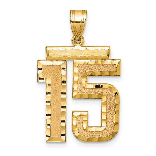 14k Yellow Gold Jewelry Style LN15 - Classique Jewelry Inc.