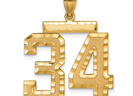14k Yellow Gold Jewelry Style LN34 - Classique Jewelry Inc.