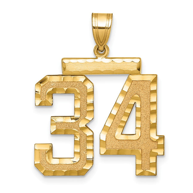 14k Yellow Gold Jewelry Style LN34 - Classique Jewelry Inc.