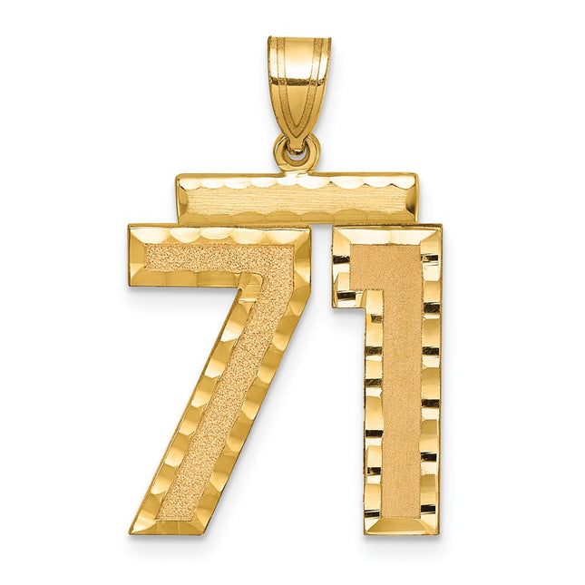 14k Yellow Gold Jewelry Style LN71 - Classique Jewelry Inc.