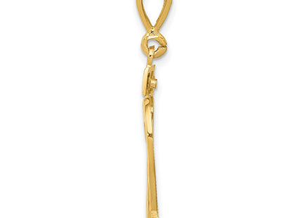 14k Yellow Gold Pendants Style LP32 - Classique Jewelry Inc.