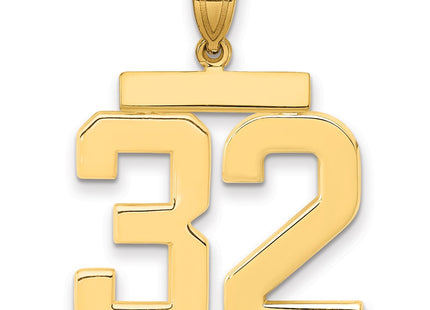 14k Yellow Gold Pendants Style LP32 - Classique Jewelry Inc.