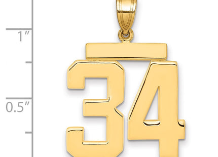 14k Yellow Gold Jewelry Style LP34 - Classique Jewelry Inc.