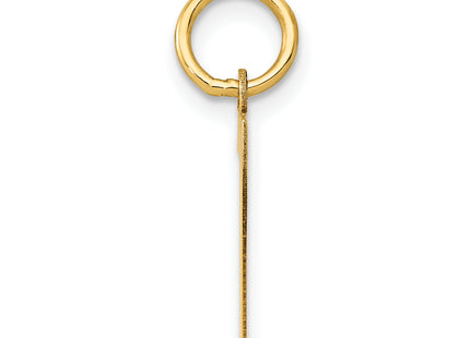 14k Small Polished Number 7 Charm, 14.32 x 7.1mm