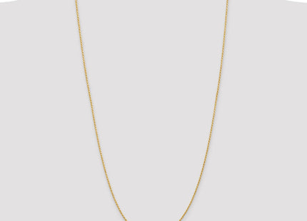 14K Diamond-cut Solid Machine Made Rope with Lobster Clasp Chain (Style M012L-30)