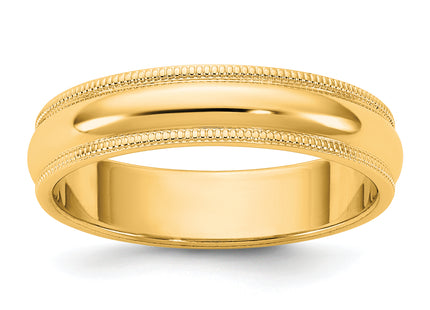 14K yellow gold band, further view