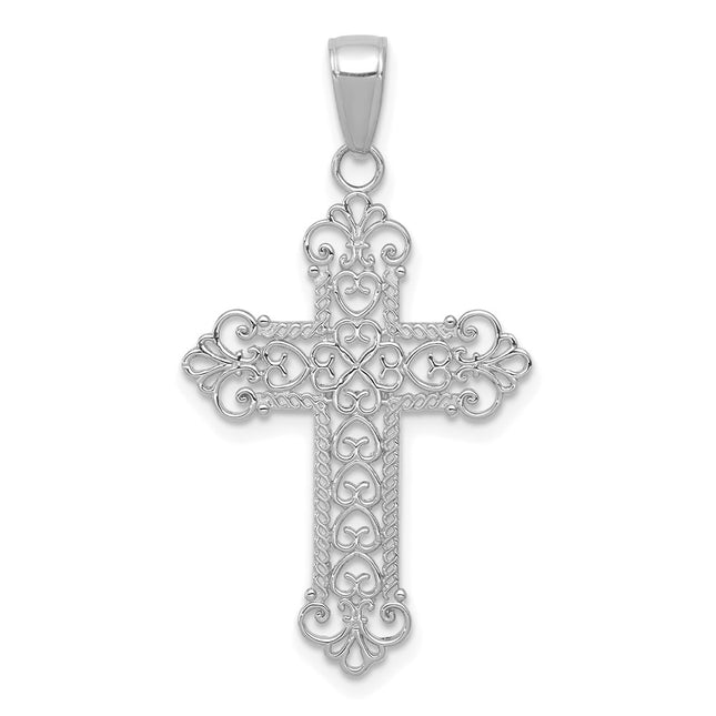 14k White Gold Jewelry Style M1386W - Classique Jewelry Inc.