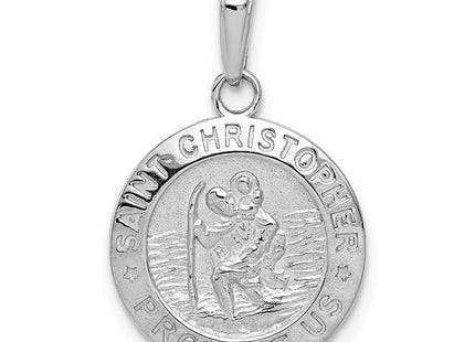 14K white gold charm