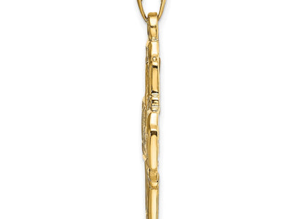 14k Four-Way Medal Pendant (Style M1458)