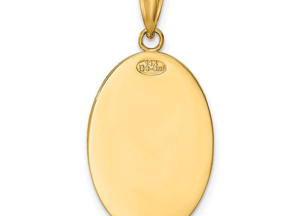 14k Saint Christopher Medal Pendant (Style M1478)