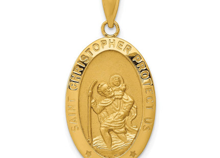 14k Saint Christopher Medal Pendant (Style M1478)
