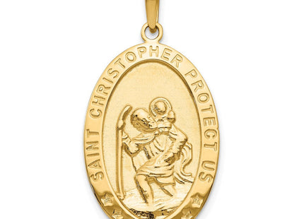 14k Saint Christopher Medal Pendant (Style M1479)