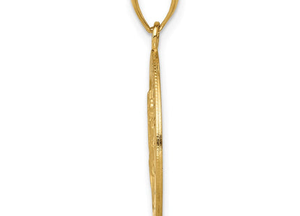 14k Saint Christopher Medal Pendant (Style M1483)