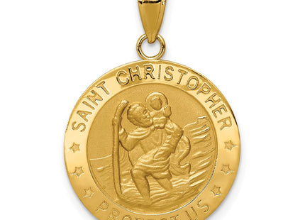 14k Saint Christopher Medal Pendant (Style M1483)