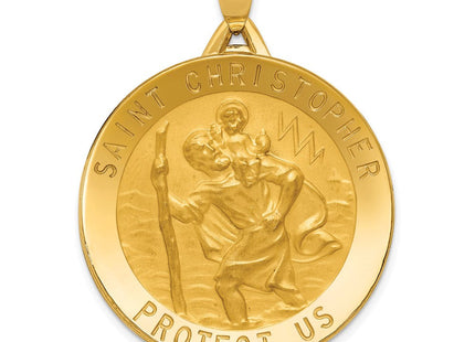 14k Saint Christopher Medal Pendant (Style M1488)