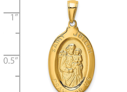 14k Saint Joseph Medal Pendant (Style M1502)