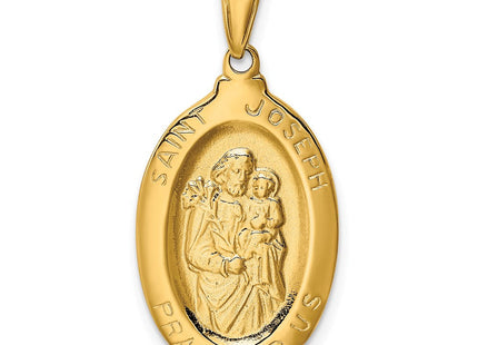 14k Saint Joseph Medal Pendant (Style M1502)