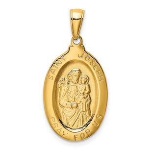 14k Saint Joseph Medal Pendant (Style M1502)