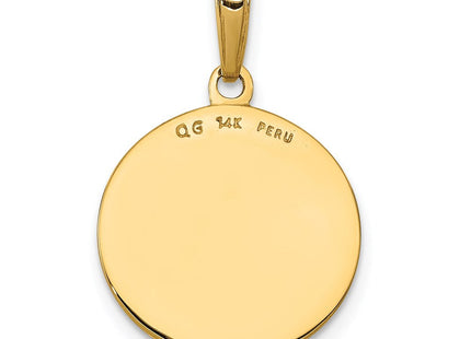 14k Saint Joseph Medal Charm (Style M1505)