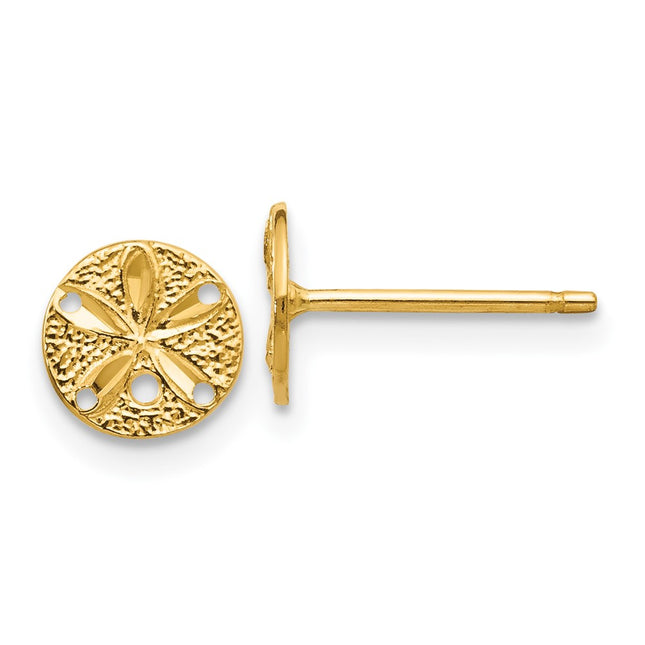 14k Yellow Gold Earrings Style M1592 - Classique Jewelry Inc.