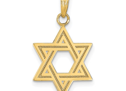 14K gold star charm