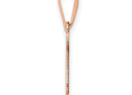 14K white gold pendant, alternate view