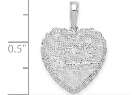 14k White Gold Pendants Style M175W - Classique Jewelry Inc.