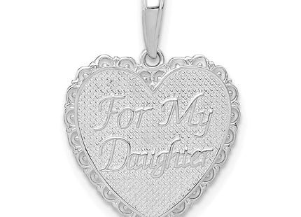 14k White Gold Pendants Style M175W - Classique Jewelry Inc.