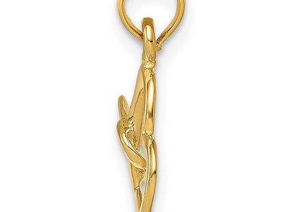 14k Yellow Gold Pendants Style M2128 - Classique Jewelry Inc.