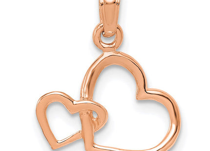 14k Rose Gold Pendants Style M2128R - Classique Jewelry Inc.