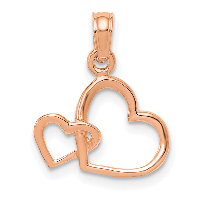 14k Rose Gold Pendants Style M2128R - Classique Jewelry Inc.