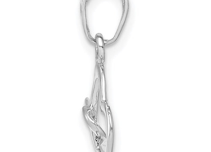 14k White Gold Pendants Style M2128W - Classique Jewelry Inc.