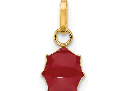14K gold charm, another view