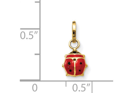 14K gold charm, further view