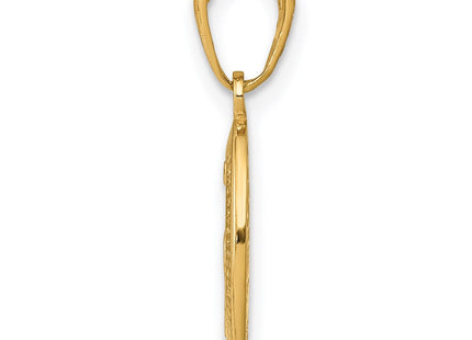 14k Miraculous Medal Charm (Style M2515)