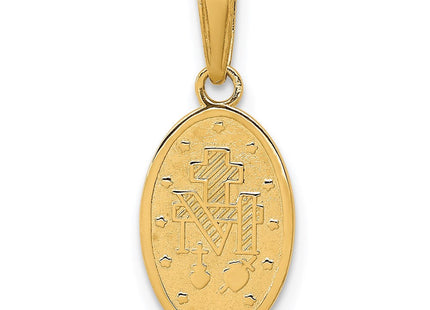 14k Miraculous Medal Charm (Style M2515)