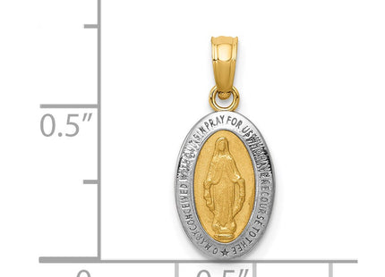 14k Yellow & Rhodium Jewelry Style M2516 - Classique Jewelry Inc.