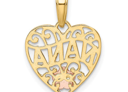 14k Two-tone Pendants Style M2692 - Classique Jewelry Inc.