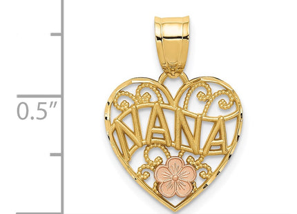 14k Two-tone Pendants Style M2692 - Classique Jewelry Inc.