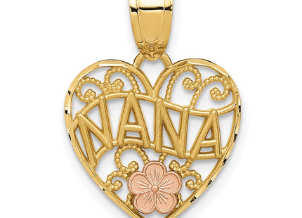 14k Two-tone Pendants Style M2692 - Classique Jewelry Inc.