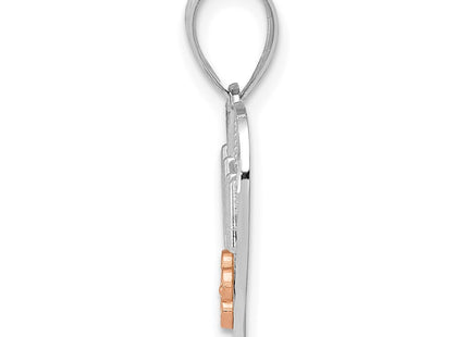 14k Two-tone Pendants Style M2692W - Classique Jewelry Inc.