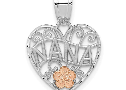 14k Two-tone Pendants Style M2692W - Classique Jewelry Inc.